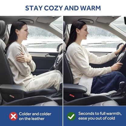 12 Volt Heated Car Blanket (Navy)