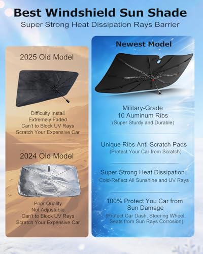Umbrella Windshield Sun Shade for Toyota Tacoma (FOR | Toyota Tacoma(2008-2026))