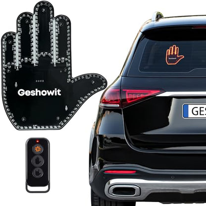 Car Finger Light with Remote (Black)