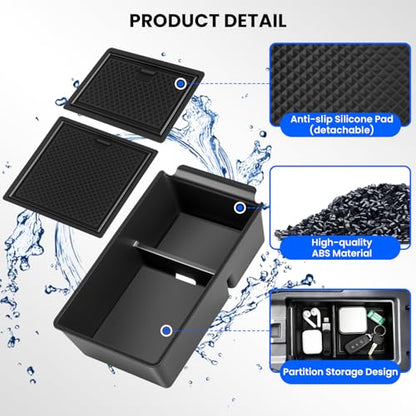 Center Console Organizer Compatible with Nissan Kicks S (for Nissan Kicks 2025-2026)