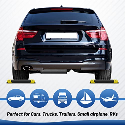 18'' Heavy Duty Car Stoppers for Garage (18inch 2Pcs)