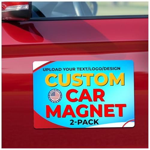 Custom Car Magnet 12x18 Inch 30 Mil 2 Pack (12" x 18" Rectangle)