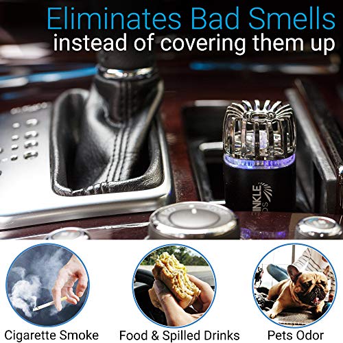 Car Air Purifier Ionizer (Matte Black)