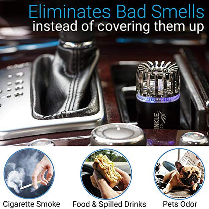 Car Air Purifier Ionizer (Matte Black)