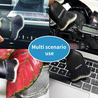Car Detailing Brush for Interior Dusting and Air Vents (white)