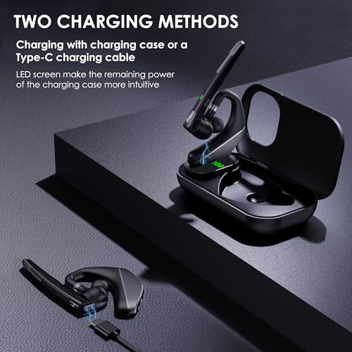 Bluetooth Headset V5.3 (Gray)