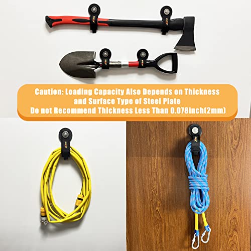 Heavy Duty Magnetic Hook (Dia.1.69" Magnet * 4Pcs)