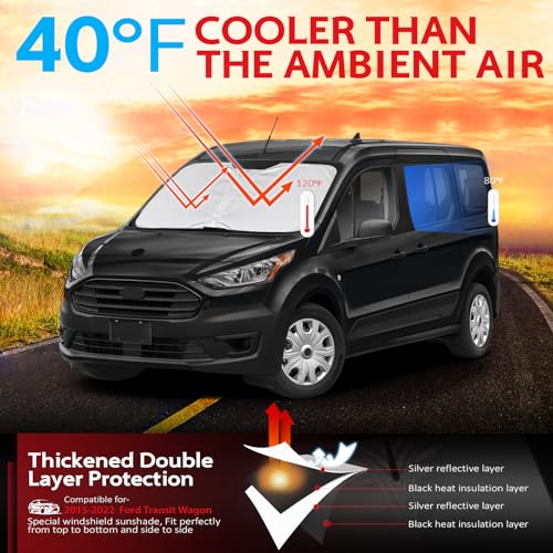 Windshield Sun Shade for 2015 (for 2015-2026 Transit)