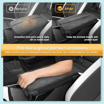 Armrest Cover for 2021 (17)For 2021-2026 Envision +Thick)