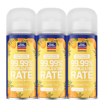 Glodway Car Air Freshener Spray (6 Ounce (Pack of 3) / Orange)