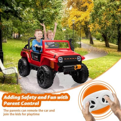 24V 2 Seater Ride On Car for Kids (Red)