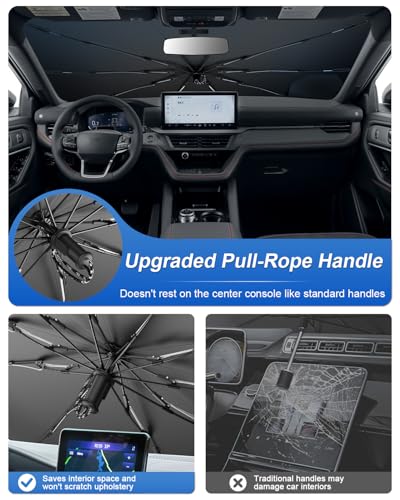 for 2026 2027 Ford Explorer Car Windshield Sun Shade Umbrella (2020-2027 Explorer)