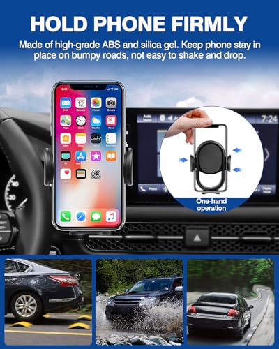 Custom Fit for Car Phone Holder Honda HRV HR (Auto-Look / Honda HR-V 2023-2026(7/9-In))