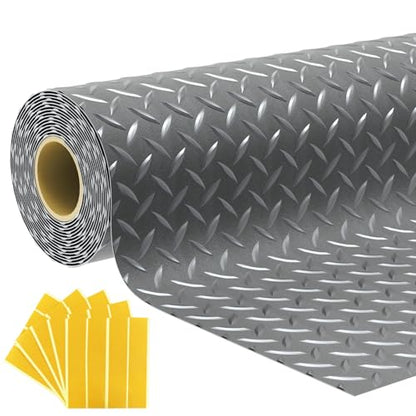 7.5x25 FT Garage Floor Mat (Matte Gray / 7.5x25 FT)