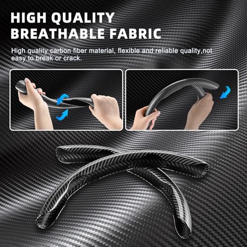 3pcs Carbon Fiber Anti (Glossy Black / Universal (3pcs))