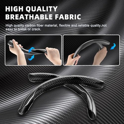 3pcs Carbon Fiber Anti (Glossy Black / Universal (3pcs))