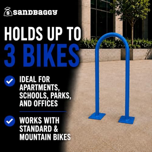 U Shaped Bike Rack (Blue)