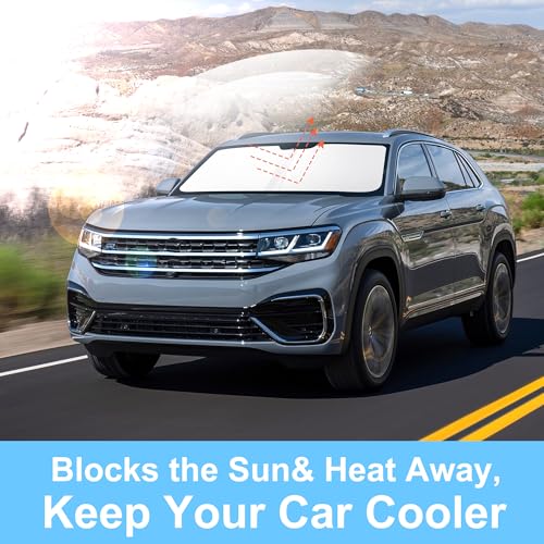 Sun Shade for Volkswagen Atlas VW Atlas Cross Sport 2018 (Windshield Sunshade for VW Atlas 2018-2026)