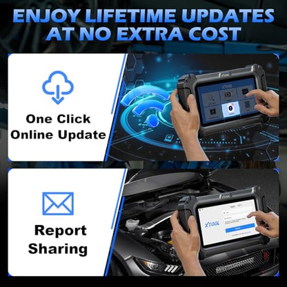 Car Scanner D5 OBD2 Scanner ABS SRS Check Engine Code Reader 10 Reset (Black)