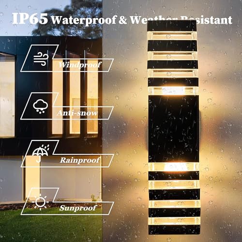 18inch LED Square Up & Down Wall Lights (18inch-12Pack)