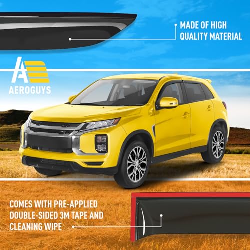 Extra Durable Window Deflectors Tape (For Mitsubishi Outlander Sport 11-26)