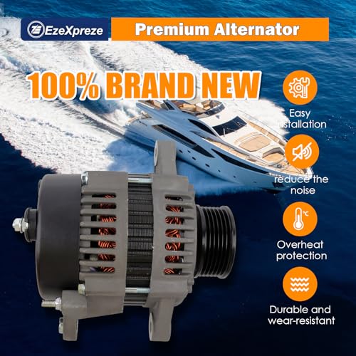 Ezexpreze 8460 New Alternator for Mercruiser Model 350 Mag MPI (8460N)