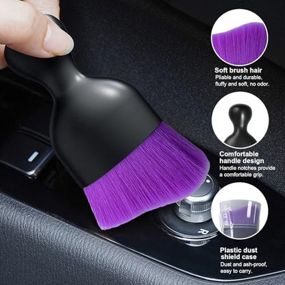 Car Detailing Brush (Pure Purple / 1 PC)