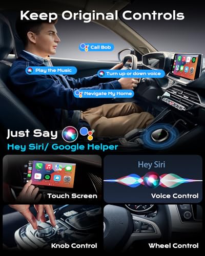 Wireless Carplay Adapter for iPhone & Android Auto 2 (Grey)