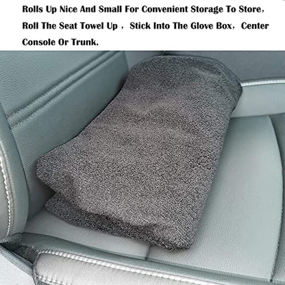 Car Seat Cover Protector Front Seats (1Pcs Front Seat Towel / Grey)