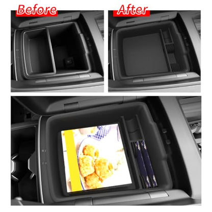 2PCS Center Console Organizer for Kia Telluride Base Trims 2027 (2PCS Center Console Organizer)