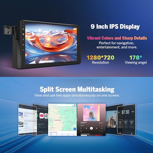 e46X7A 9" Headunit Car Stereo for BMW E46 3 Series 4+64GB (4+64GB)