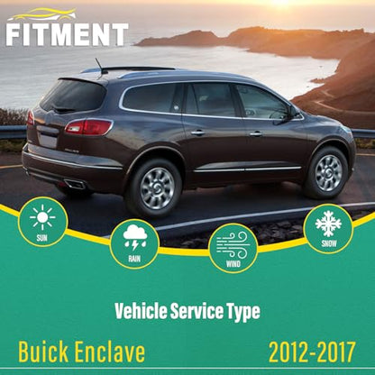 Windshield Wiper Blades Replacement for Buick Enclave 2012 (24"+21"+12")