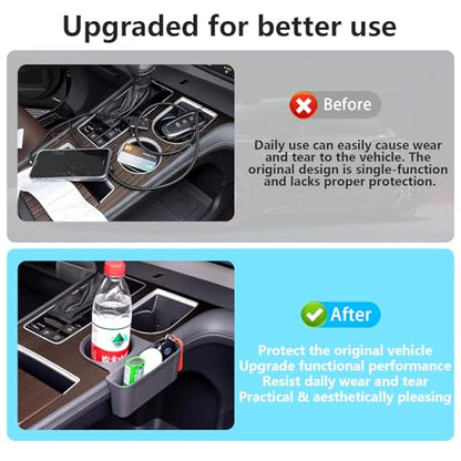 Center Console Cup Holder Extra Hang Organizer for Sienna 2021