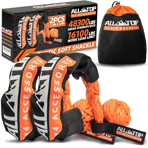 Synthetic Soft Shackle Rope 1 (1/2" x 22" Shackles)