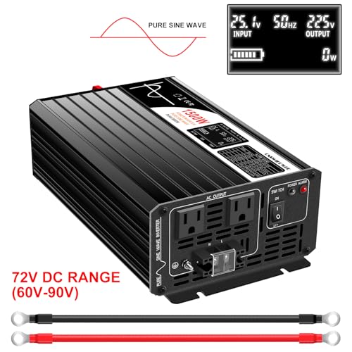 1500W Power Inverter (DC72V (Range 60V-90V) 1500W)