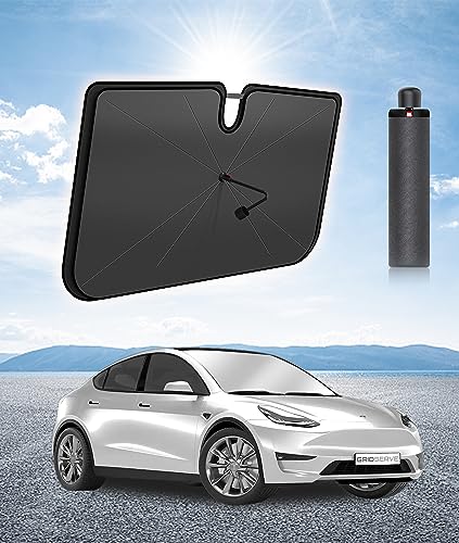 2026 Upgraded] Windshield Sun Shade Umbrella for Car (53 x 29 inches)