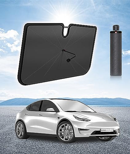 2026 Upgraded] Windshield Sun Shade Umbrella for Car (53 x 29 inches)