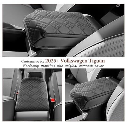 for 2025 2026 VW Tiguan Center Console Cover for 2025+ Volkswagen Tiguan (Upgrade for 2025 2026 Tiguan Thickened)