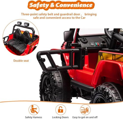 24V 2 Seater Ride On Car for Kids (Red)