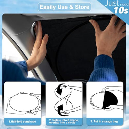 Windshield Sunshade for 2017 (Fit Armada 2017-2025)
