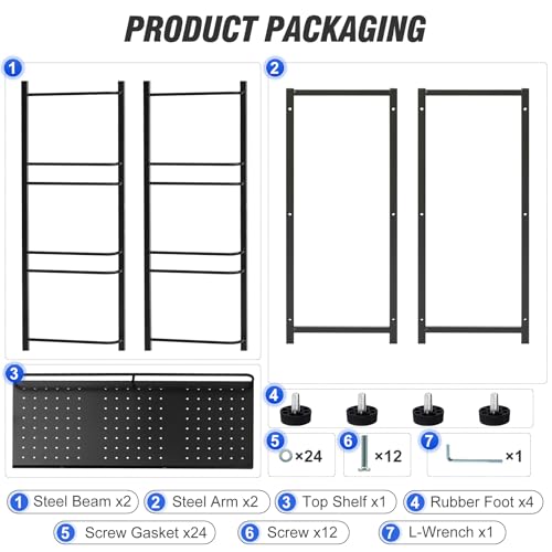 5 Gallon Water Bottle Holder 6 (Black / 6 Slot with top shelf)