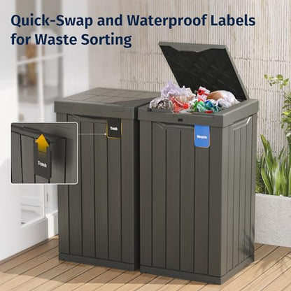 31 Gallon Outdoor Trash Can (31 Gallon)
