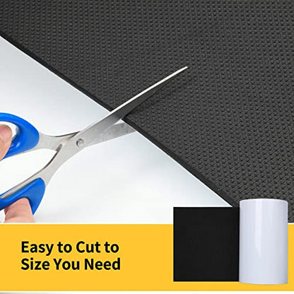 Garage Wall Protector (2 Roll 79"x8"x0.25" / Black)