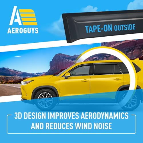Extra Durable Window Deflectors Tape (For Toyota Grand Highlander 24-26)
