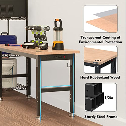 60" Adjustable Workbench (5FT workbench)