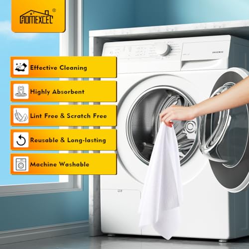 White Microfiber Cleaning Cloth 100 PK (White / 11.5 x 11.5 Inch)