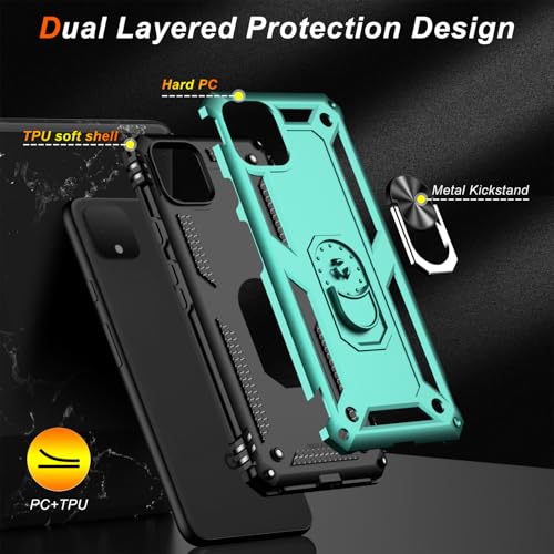 for Google Pixel 4 XL Case with Screen Protector (Teal / Google Pixel 4 XL)