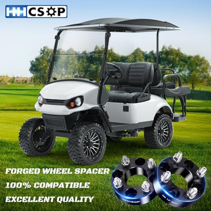 4x4 Golf Cart Wheel Spacers 1.5 inch (1.5 inch / Black)