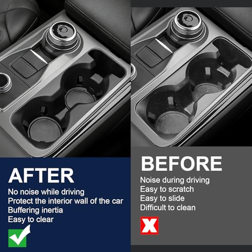 Upgrade Cup Holder Inserts for Ford Explorer 2020 (for Ford Explorer 2020-2024)