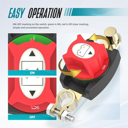 Top Post Battery Disconnect Switch (NEW Top Post)